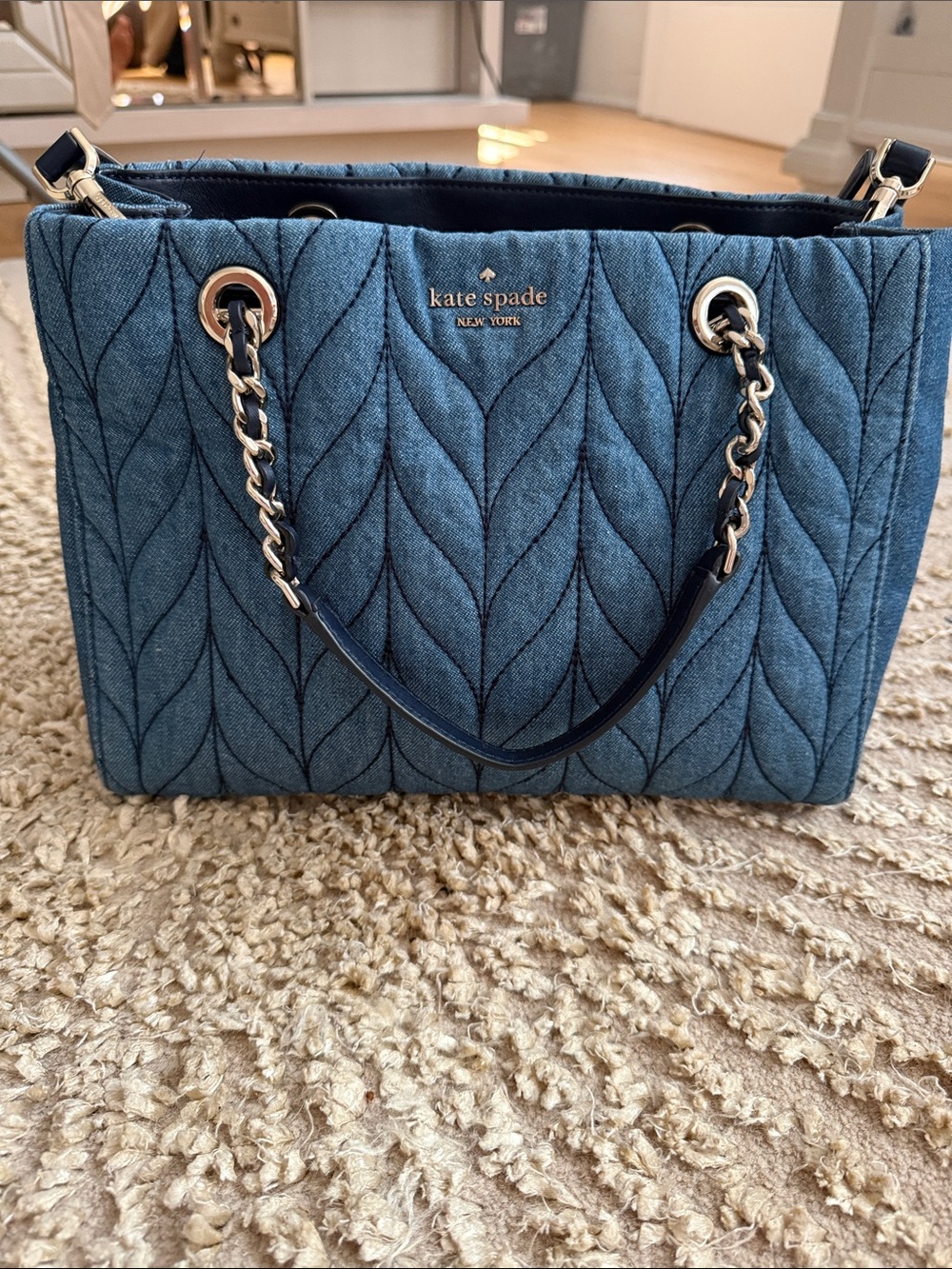Kate spade blue tote
